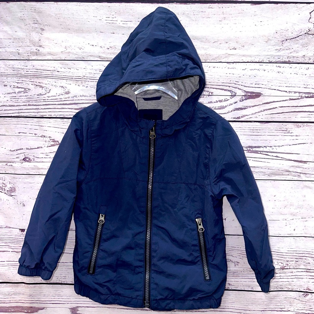 Baby Gap Navy Blue Windbreaker Jacket Size 3 Years